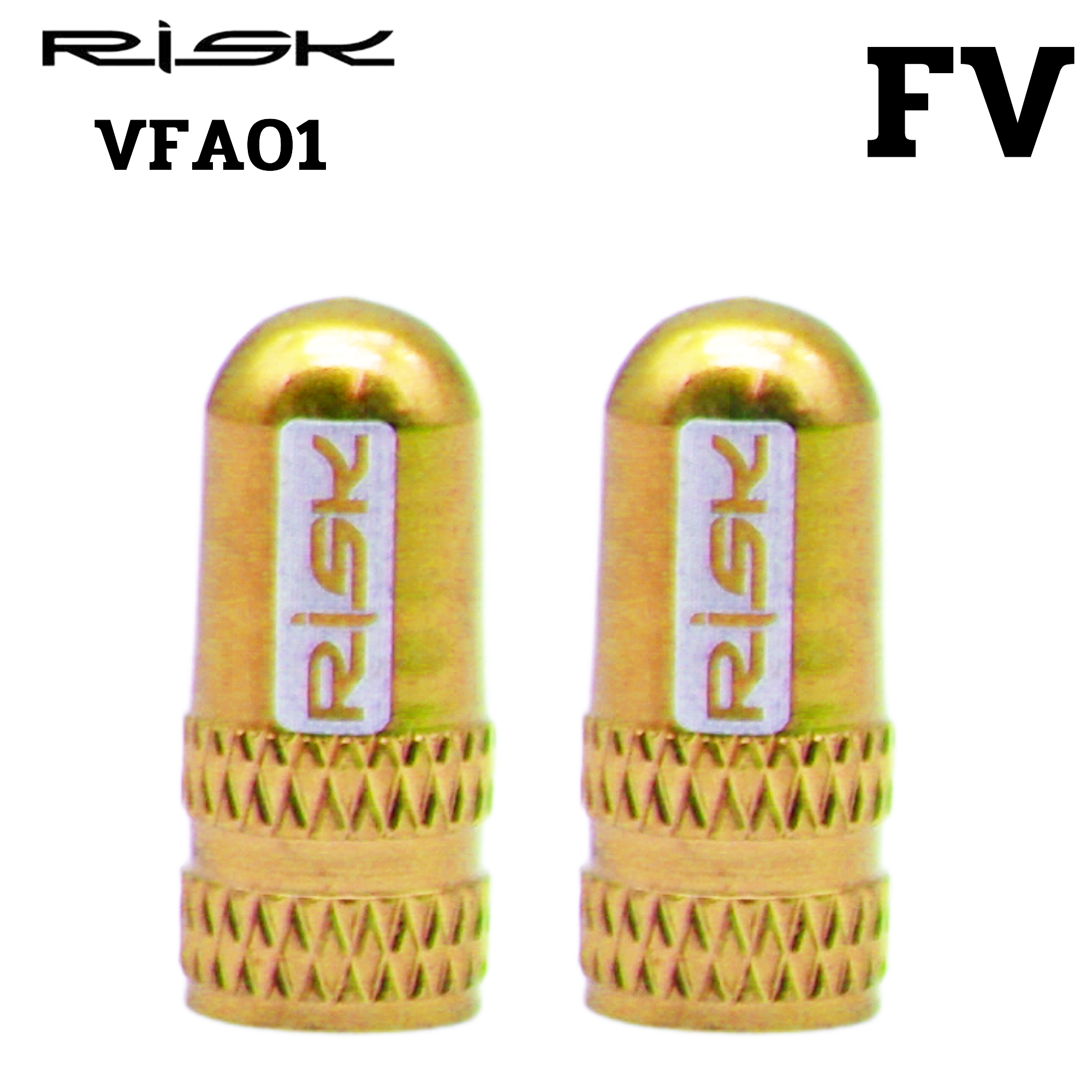 ฝาปิดจุ๊บเล็กจักรยาน RISK FV45 ราคาต่อคู่