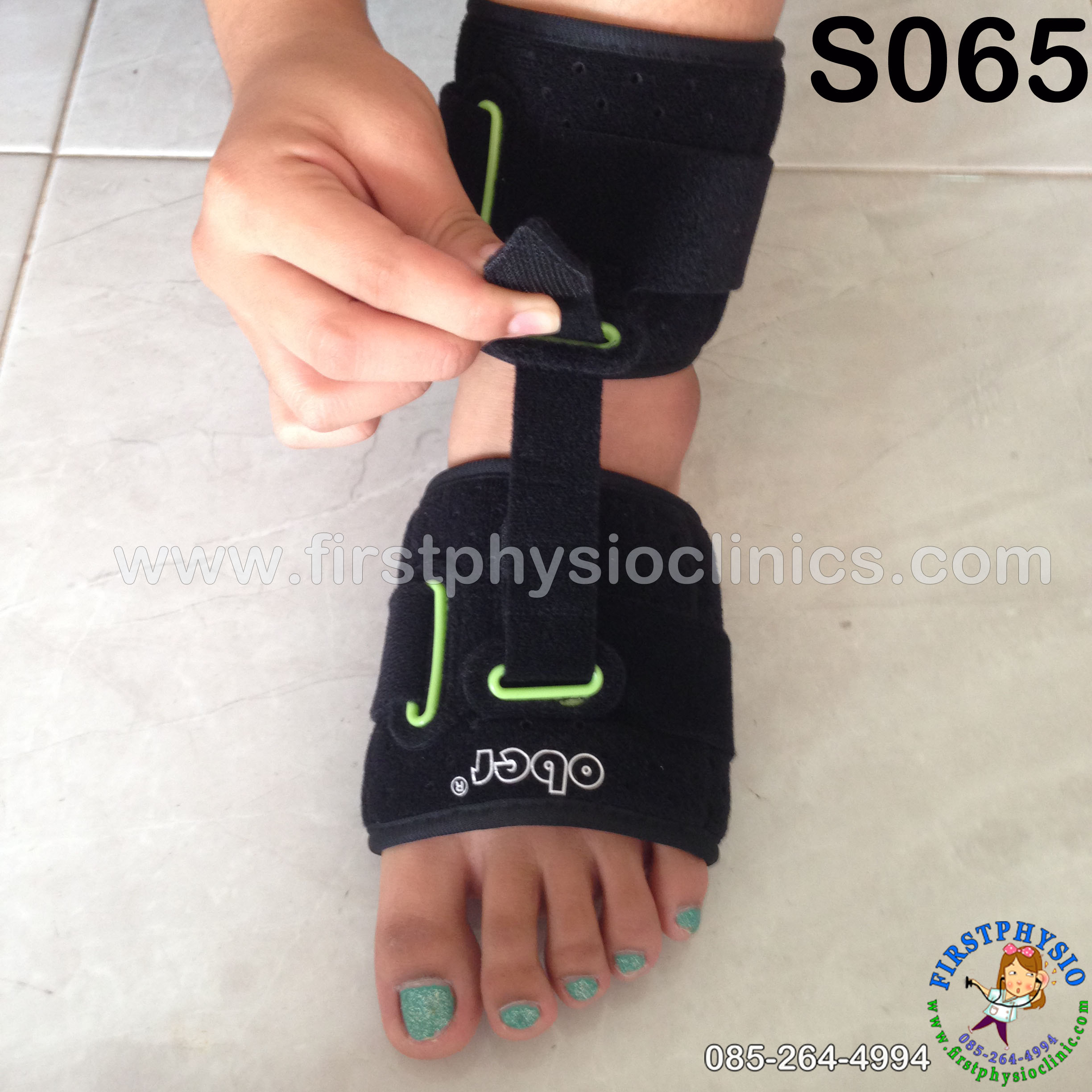 สายรัดกระดกเท้า (Foot up)/อุปกรณ์กันปลายเท้าตก/เท้าแกว่ง/สายรัดพยุงข้อเท้า/สายรัดพยุงปลายเท้า/ที่ประคองปลายเท้า