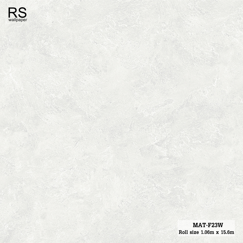 วอลเปเปอร์ ลายปูนเปลือย สีขาวเทา MAT-F23W