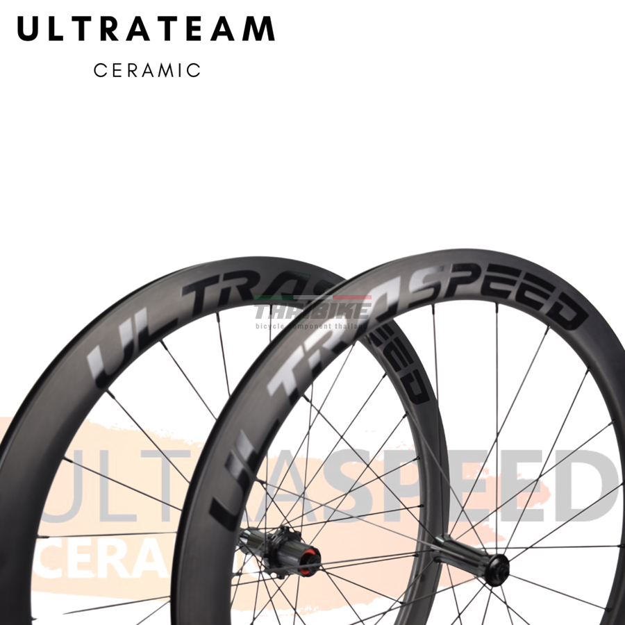 ล้อจักรยานเสือหมอบคาร์บอนเซรามิค Ultrateam ultraspeed (ceramic) 50/50 60/60 60/88