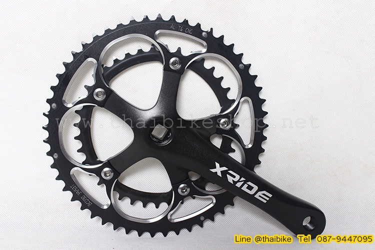 ขาจานจักรยาน XRIDE CNC 53/39