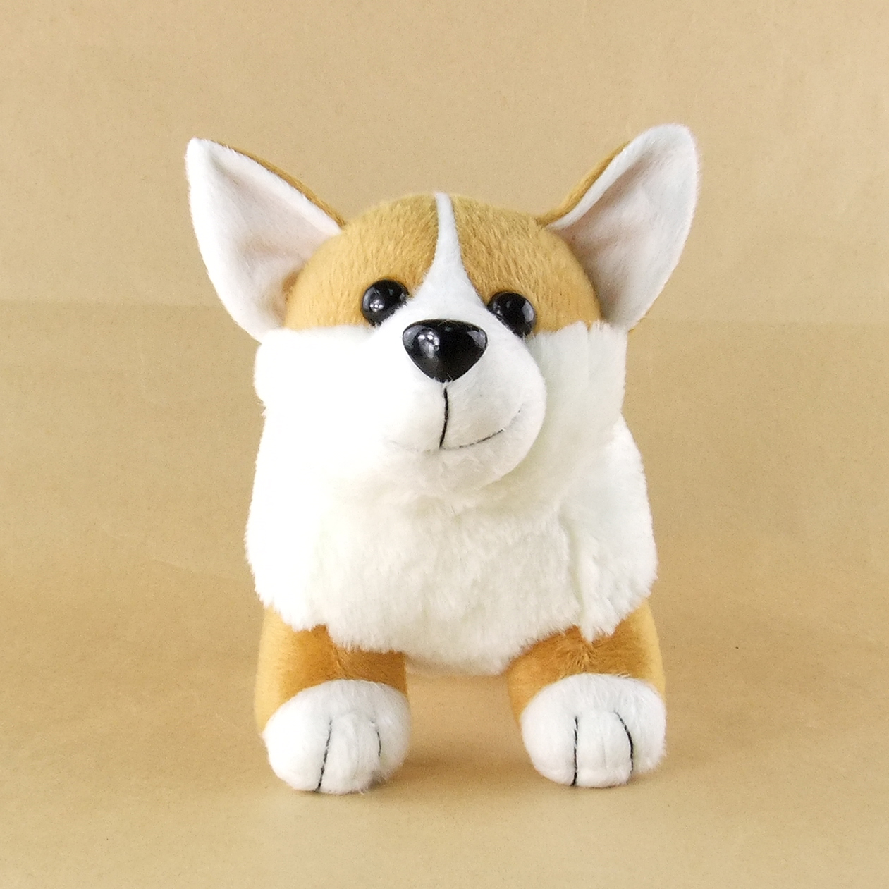ตุ๊กตาหมาคอร์กี้ ตุ๊กตาแฮนด์เมด ตุ๊กตาติดชื่อได้ ขนาด สูง 18 ซม. กว้าง 13 ซม. ยาว 22 ซม. ของขวัญวันเกิด ของขวัญรับปริญญา