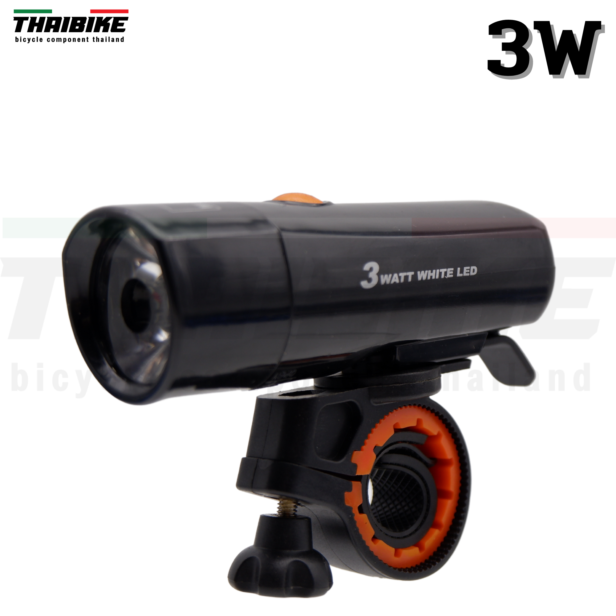 ไฟหน้าจักรยาน WILDWOLF 3W แบบใช้ถ่าน 3A