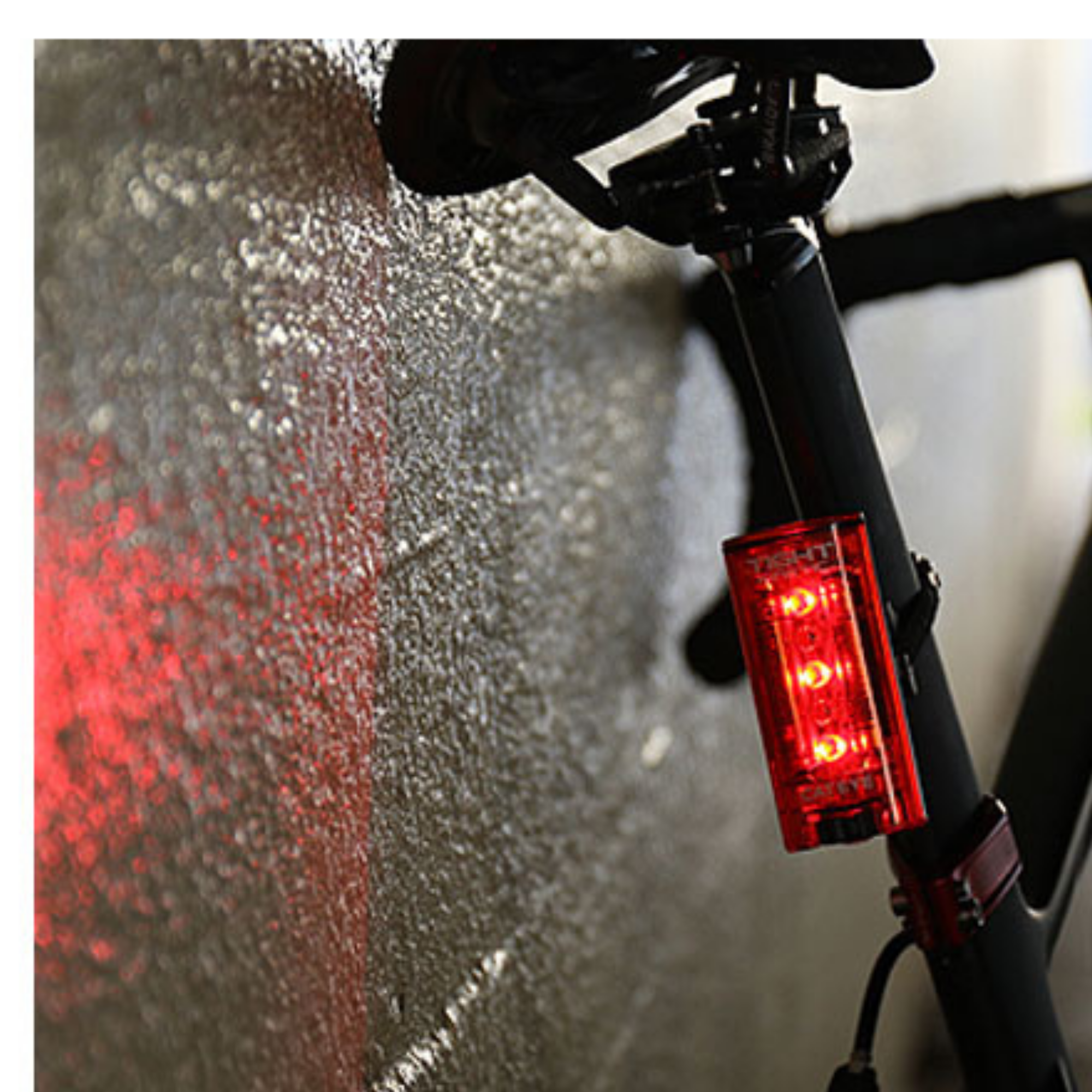 ไฟท้ายจักรยานแบบ เบรคออโต้ ไฟกระพริบ CATEYE KINETIC, TLLD180K