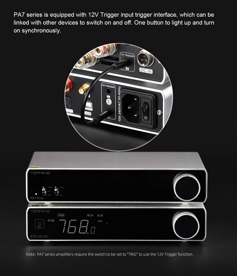 Topping PA7 Power Amplifier ตั้งโต๊ะ Class D ประสิทธิภาพสูง ประกันศูนย์ไทย