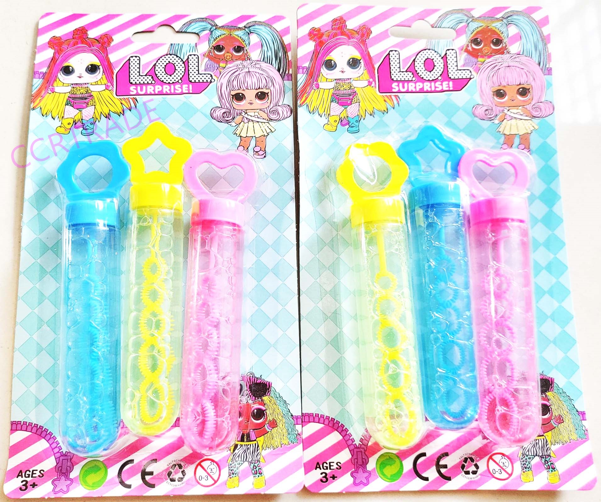 กระบองเป่าฟอง LOL 3 ชิ้นแผง 22.5 ซม.(งานห้าง)