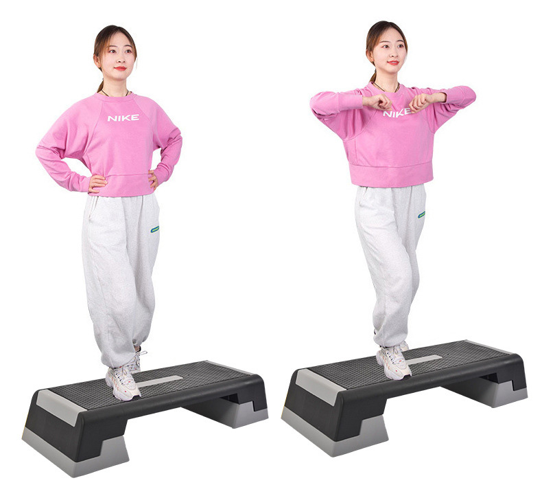 Body Step แท่นเหยียบสเตปออกกำลังกาย ทรงเหลี่ยม ปรับความสูง 3 ระดับ