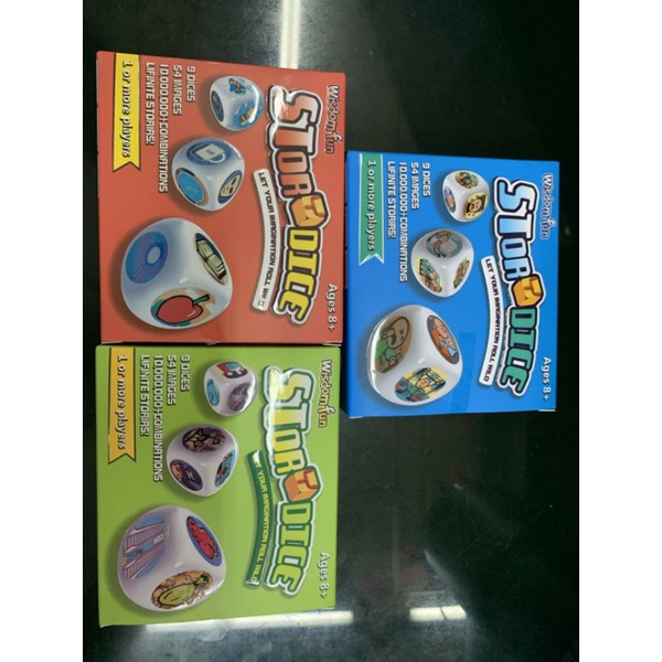 ลูกเต๋าเล่นนิทาน ไม่รู้จบ ของเล่นชิ้นนี้ฝึกจินตนาการได้ดีมากคะ พร้อมส่งจากไทย