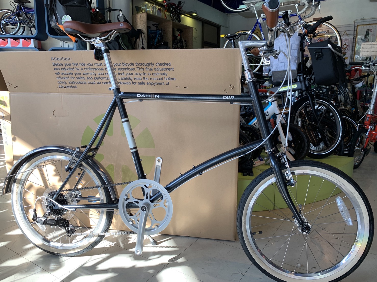 DAHON CALM 2022 จักรยานมินิ เฟรมโครโมลี่ สุดคลาสสิก เกียร์ Shimano 7 สปีด