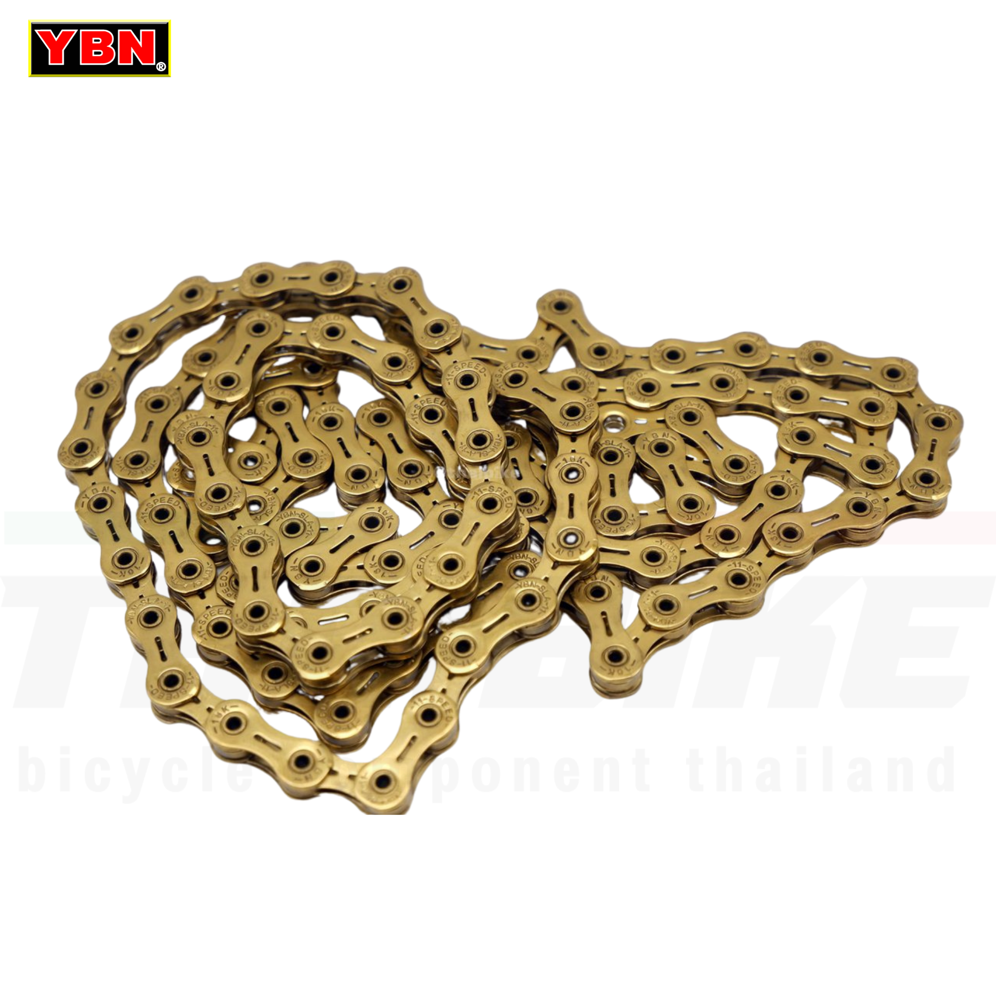 โซ่จักรยานเสือหมอบ เสือภูเขา YBN / 11sp. / 116L (ไทเทเนียม) SLA-110-TIG แถมฟรีปลดเร็ว