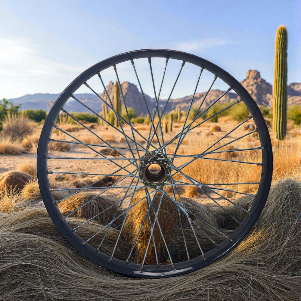 ชุดล้อสำเร็จรถเข็นสำเร็จรูป ดุมรถเข็น ใส่ยางนอกยางในแล้ว ขอบ 26x2 1/2 ขอบ17