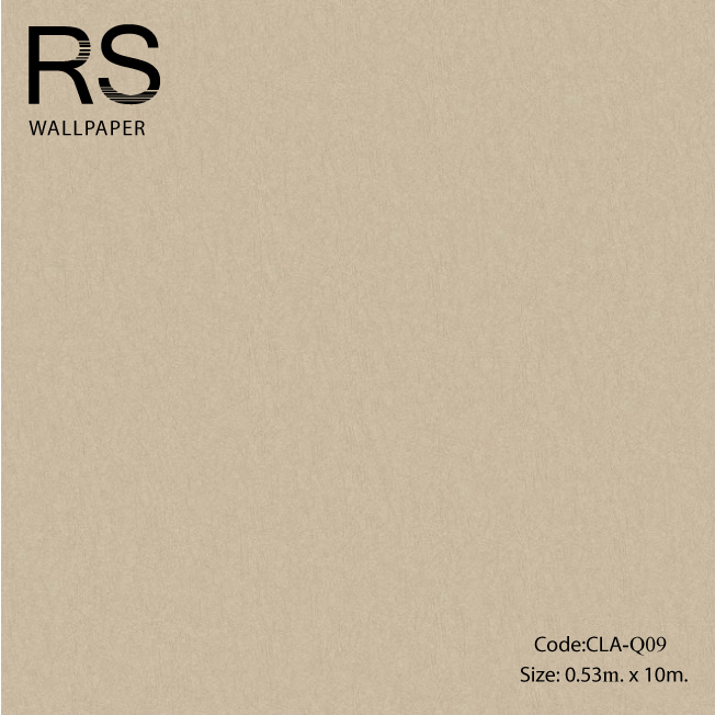 วอลเปเปอร์พื้นเรียบโทนสีครีมไข่ประกายทอง CLA-Q09