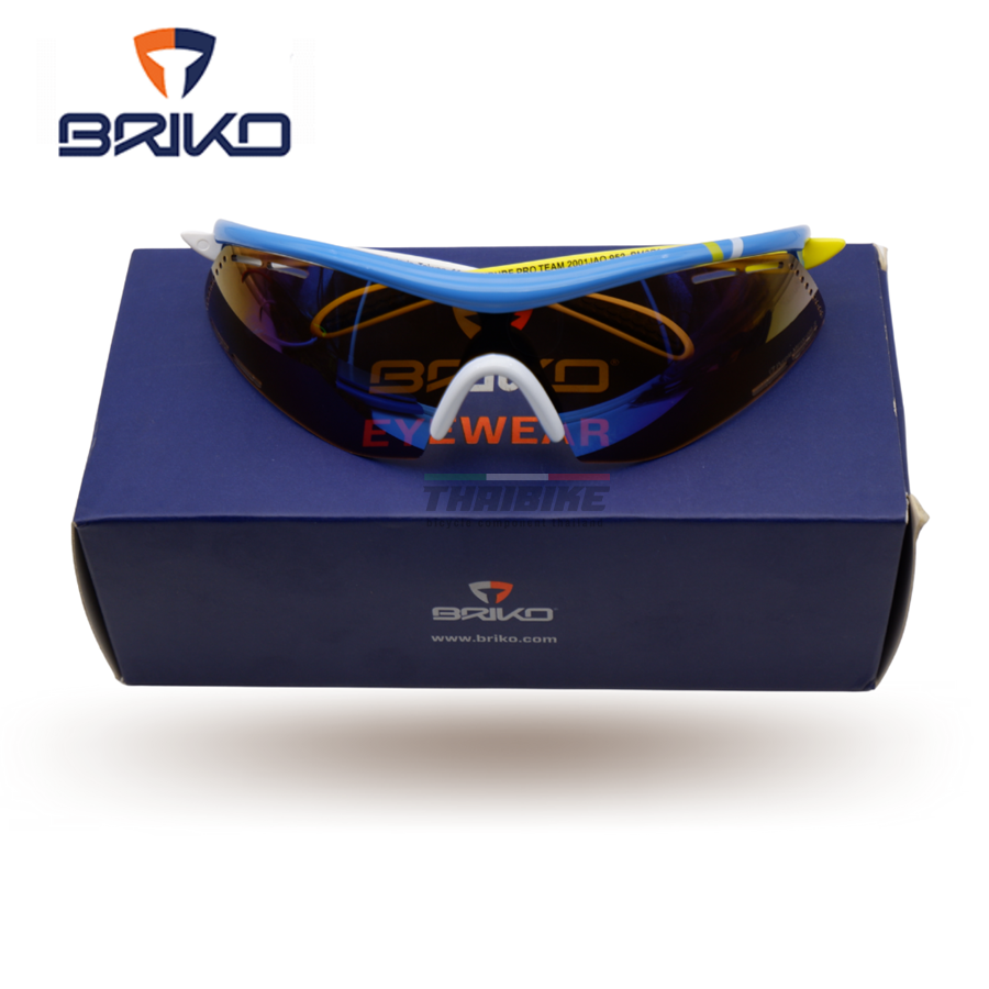 แว่นตากันแดดปั่นจักรยาน BRIKO ENDURE PRO TEAM 2 LENSES (Made in Taiwan)