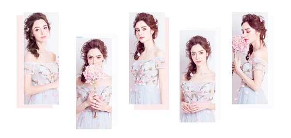 DL021 - **พรีออเดอร์** ชุดราตรี เดรสยาวออกงาน (Night party dresses) ชุดไปงานแต่งงานสวยๆ "ธีมสีฟ้าอ่อน"