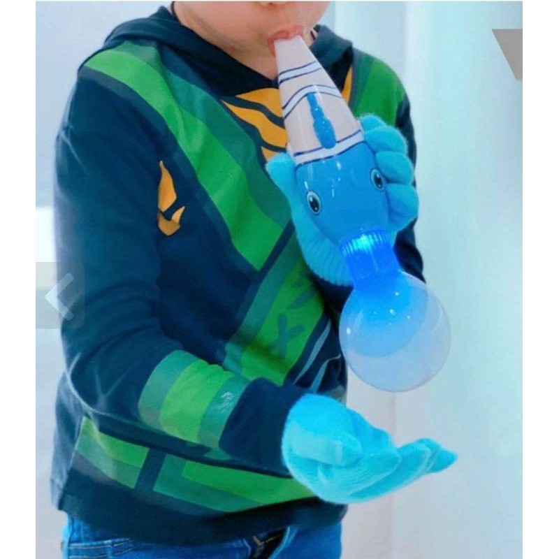 ที่เป่าฟองสบู่ จับได้ ไม่แตก เครื่องเป่าฟองจับได้ พร้อมส่งจากไทย