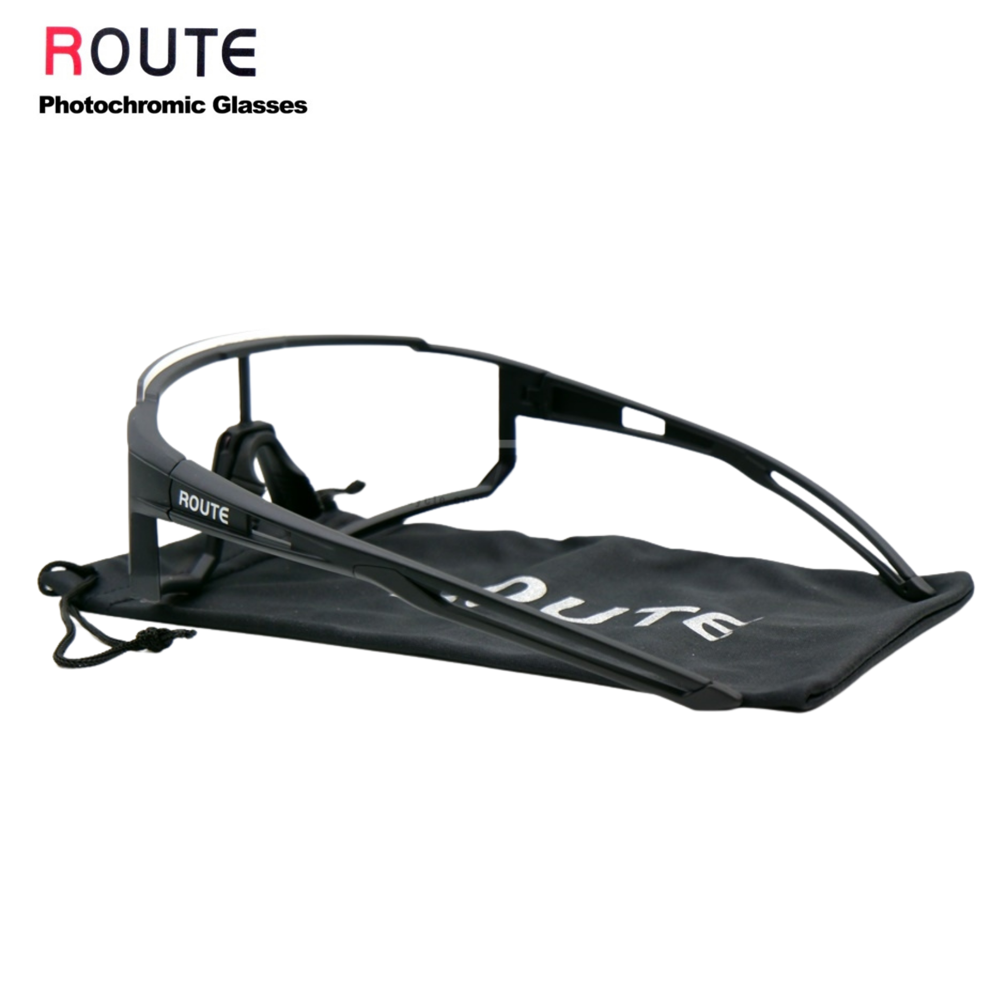 เลนส์ปรับแสงออโต้ แว่นตาปั่นจักรยาน ยี่ห้อ ROUTE photochromic by JAVA