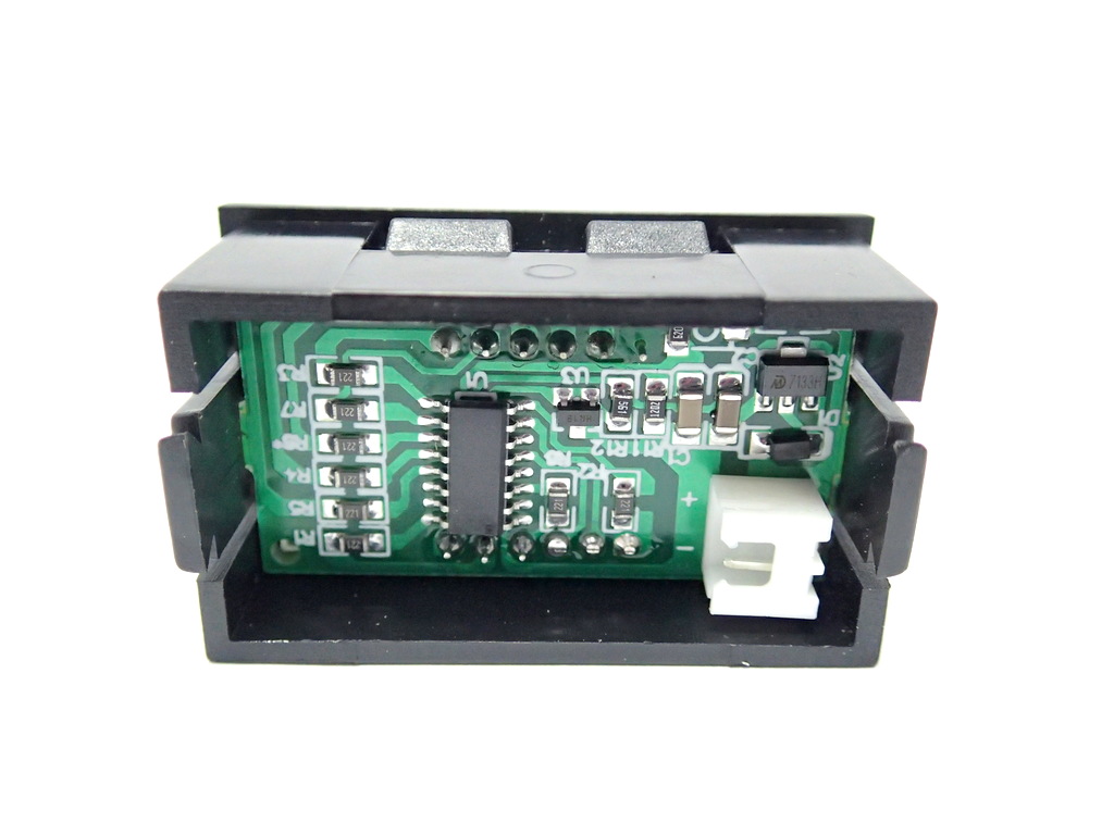 โวลต์มิเตอร์ ดิจิตอล DC 3.2-30V Two-Wire [Red]