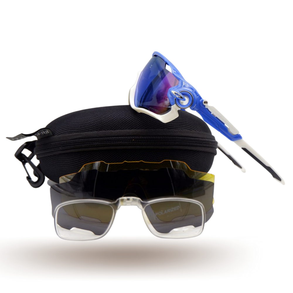 แว่นตาปั่นจักรยานเลนส์ POLARIZE obaley เปลี่ยนเลนส์ 3 เลนส์ พร้อมคลิบสายตา