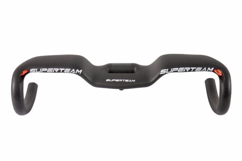 ของแท้ แฮนด์เสือหมอบคาร์บอน SUPERTEAM แฮนด์รถจักรยานคาร์บอน