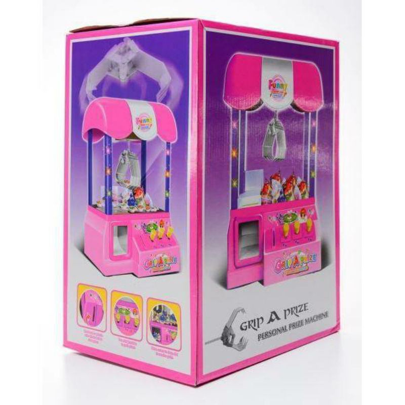 ตู้คีบตุ๊กตา grid a prize มีเสียง มีไฟ น่ารักมาก