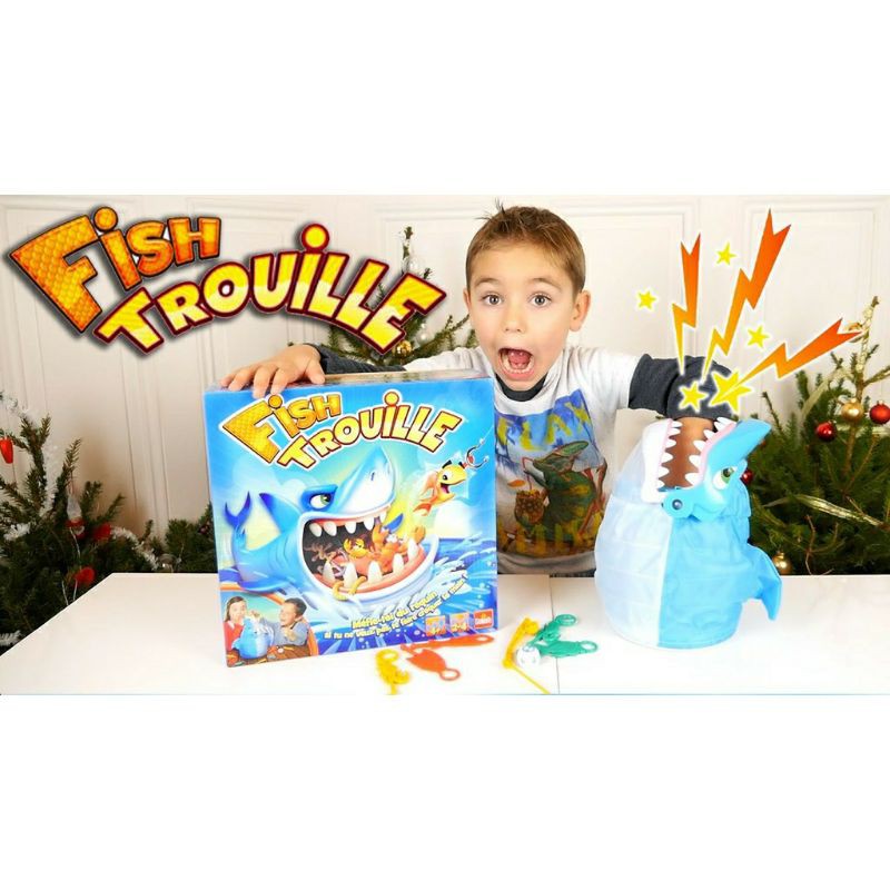 เกมตกปลาในปากปลาฉลาม เกมปลาฉลามงับมือ พร้อมส่งจากไทย