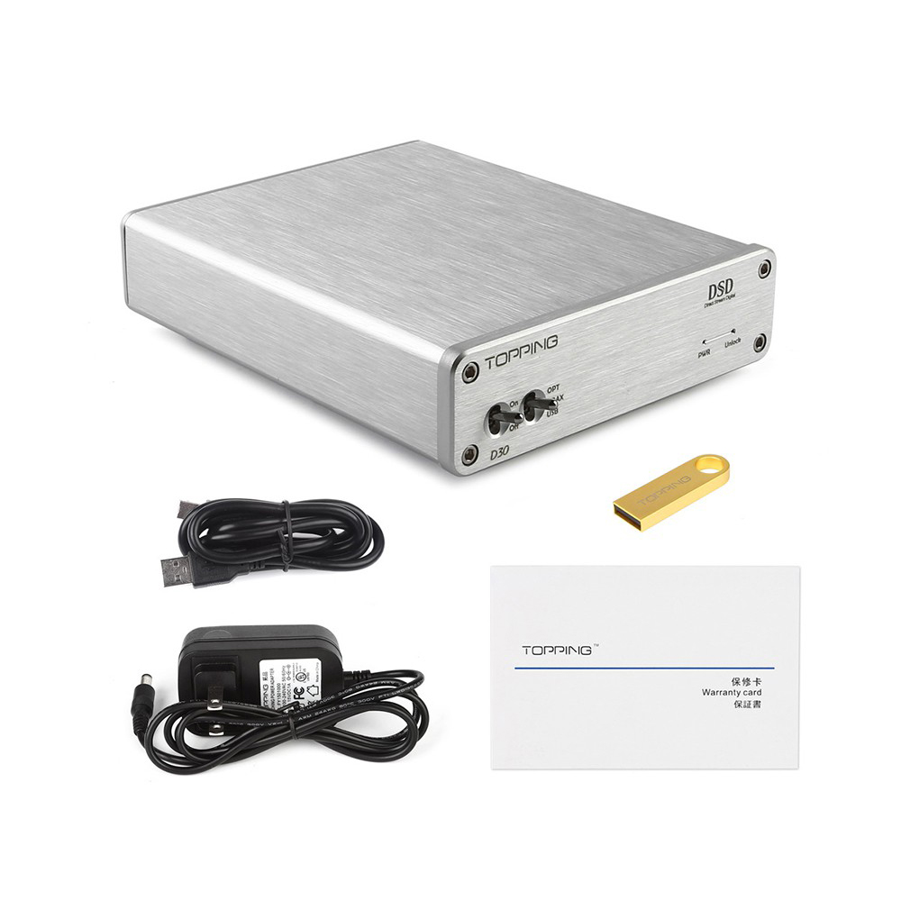 ขาย Topping D30 DAC ตั้งโต๊ะชุดใหญ่ชิป Cirrus CS4398 รองรับ DSD Hi-res