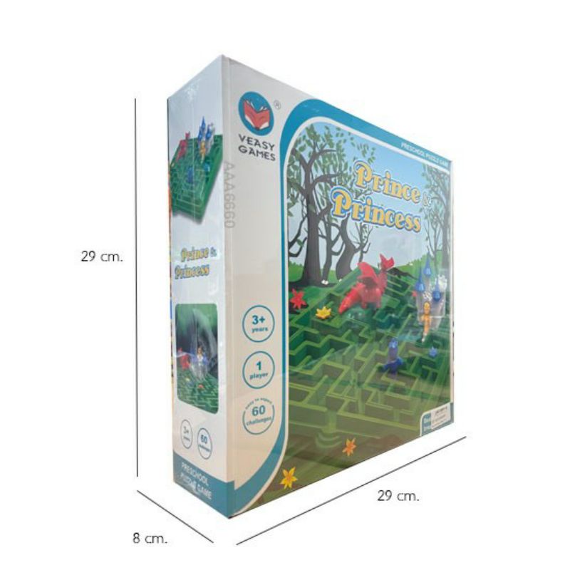 เกมตรรกะ prince & princess เกมเจ้าหญิงเจ้าชาย พร้อมส่งจากไทย