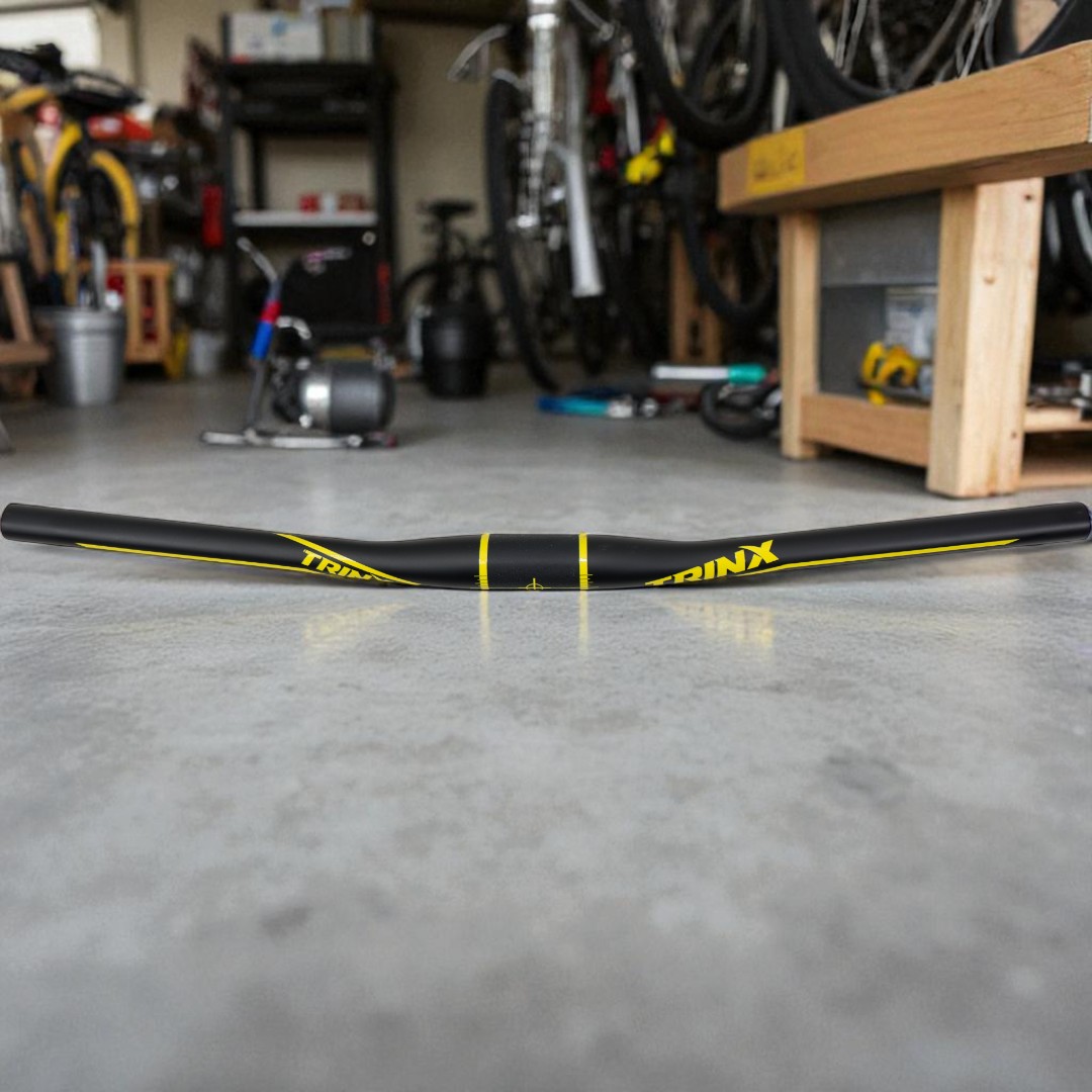 TRINX Carbon Flat Bar — แฮนด์จักรยานเสือภูเขา ไฮบริด คาร์บอน MTB/ไฮบริด ดำด้าน