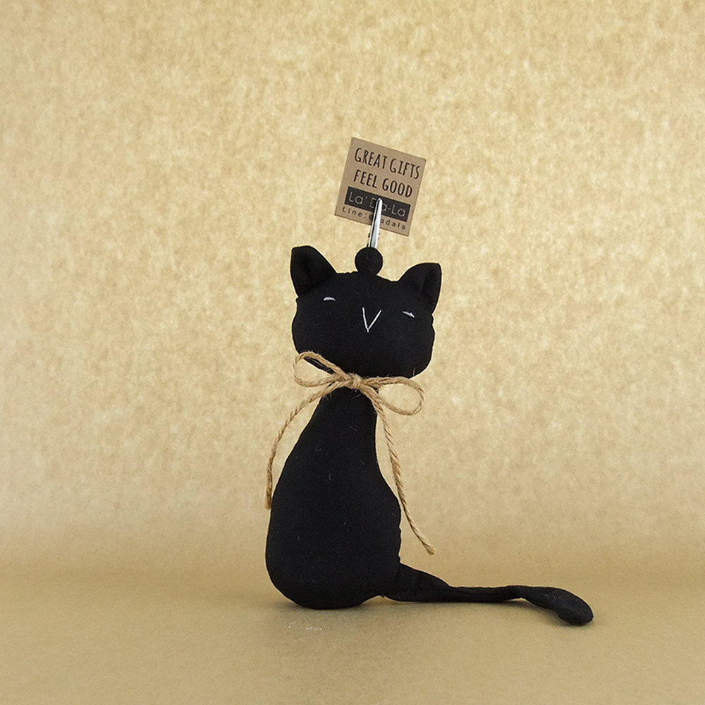 Love cats paperweight _Black ตุ๊กตาที่ทับกระดาษ หนีบกระดาษ แมวคู่รัก สีดำ ของขวัญวันเกิด ของขวัญรับปริญญา