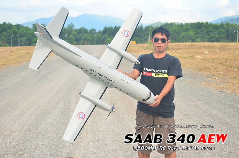SAAB 340 AEW 1,500MM. RC Plane