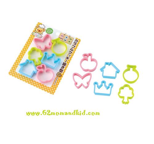 ++พร้อมส่ง++ พิมพ์กดคุ๊กกี้ บิสกิต ขนมปัง 1 เซต มี 6 ลาย แอปเปิ้ล / ผีเสื้อ / บ้าน /มงกุฎ / แตงโม / ต้นไม้ สินค้าตรงตามภาพนะคะ