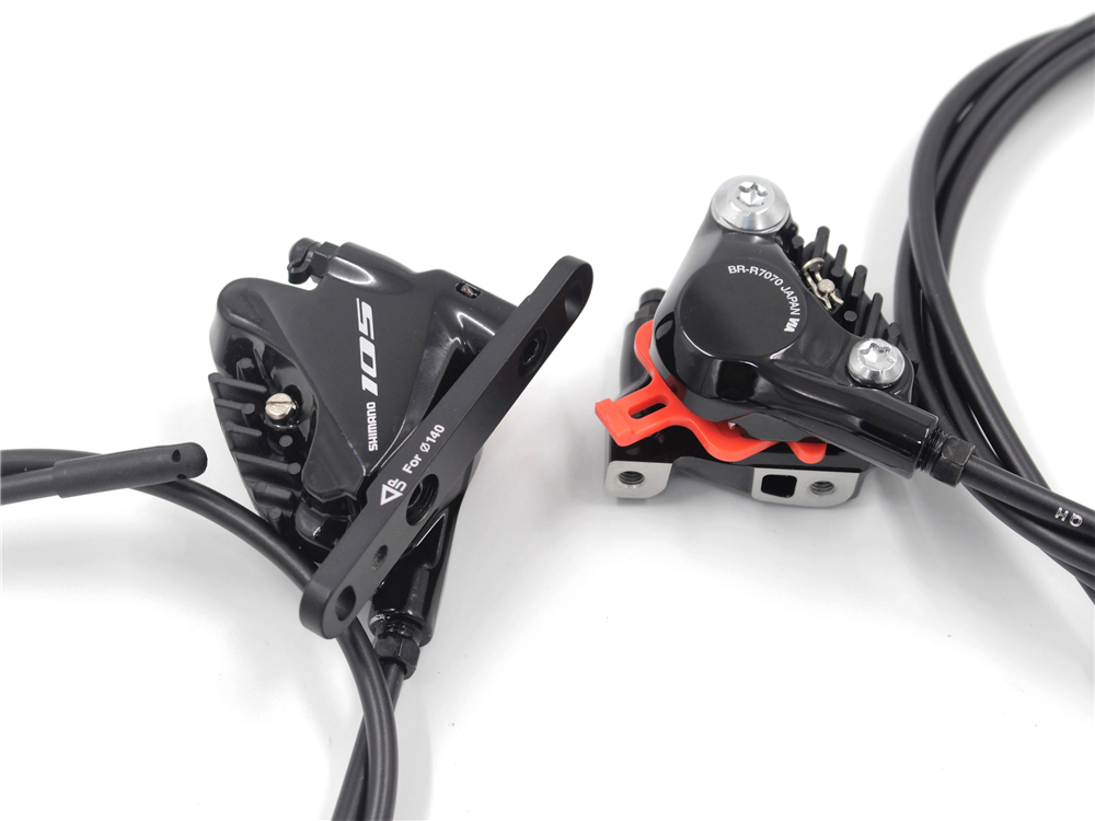 ชุดดิสเบรก SHIMANO 105 ประกอบเสร็จ มือเกียร์/ก้ามดิส/สาย หน้า+หลัง R7070 R7020