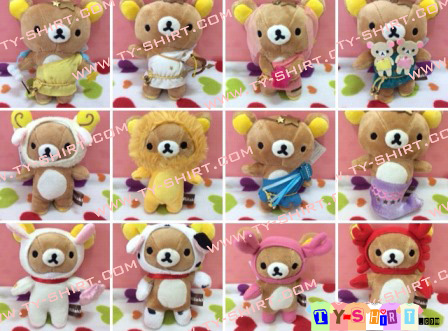 ตุ๊กตา คุมะ 12 ราศรี สูง 5นิ้ว x 3.5นิ้ว มีไข่ปลา