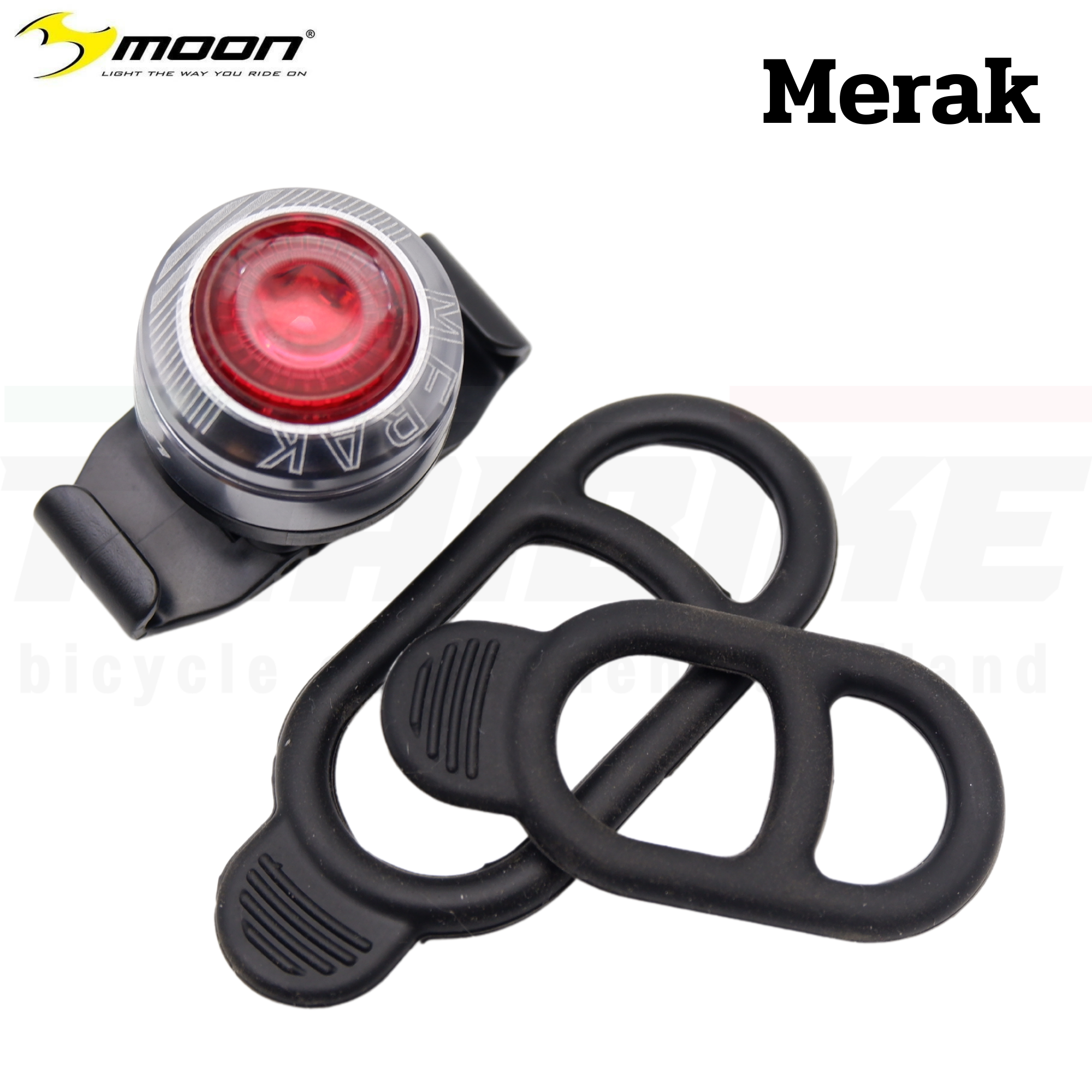 ไฟหน้า ไฟท้ายจักรยานของ MOON MERAK ไฟหน้า ไฟท้าย ไฟชุด