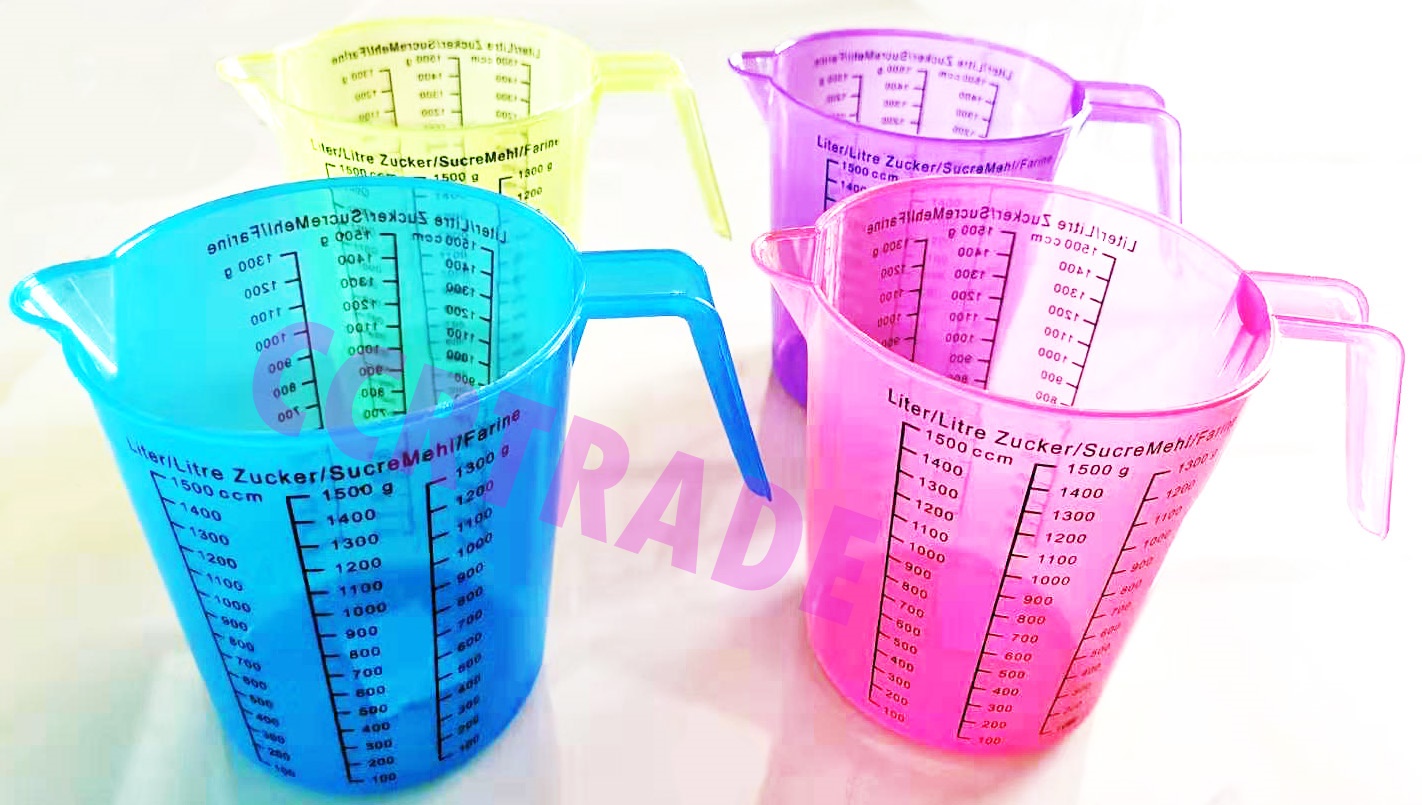 เหยือกตวงสีสด มีสเกล 1500 CC 14.5 ซม.