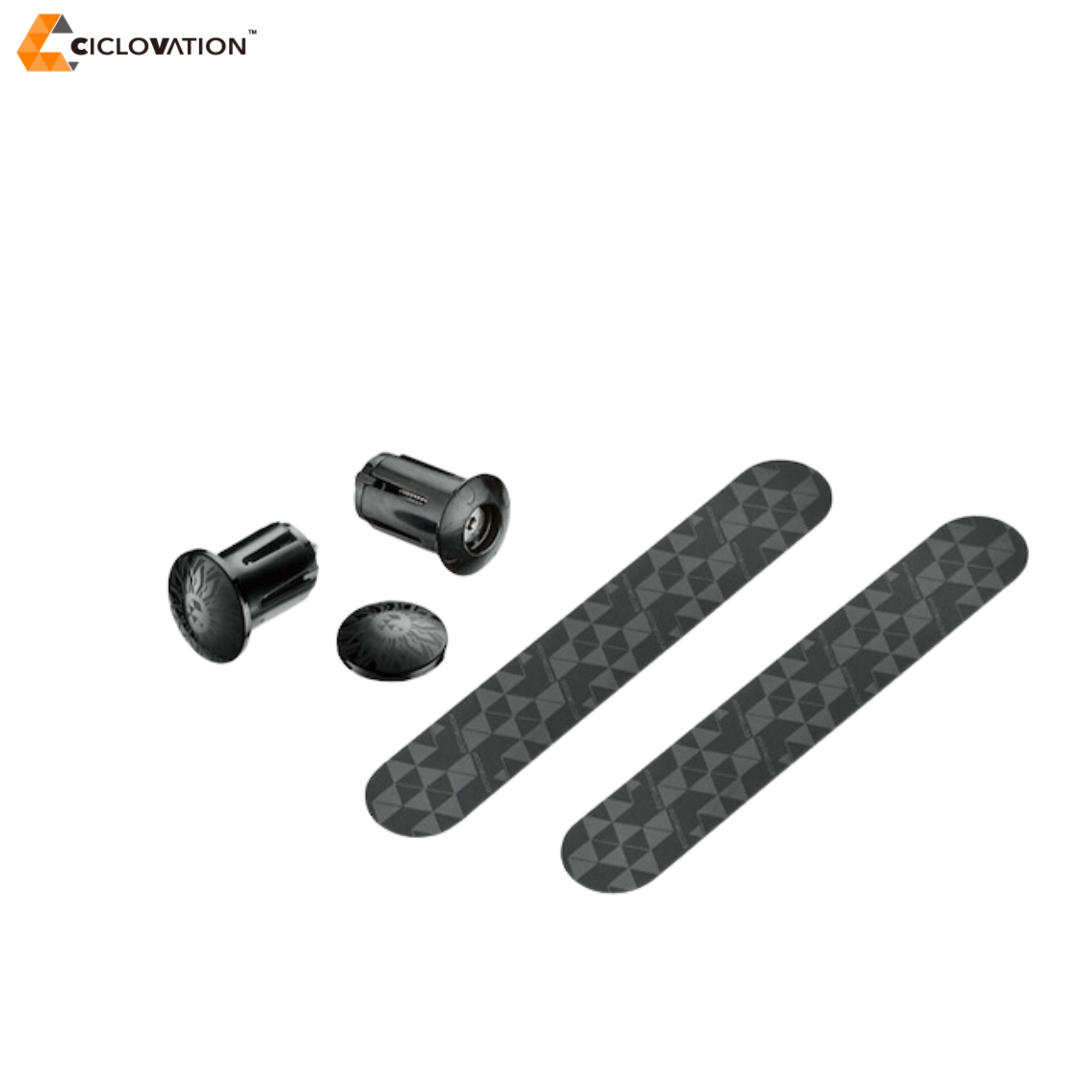 ผ้าพันแฮนด์ CICLOVATION Premium Bar Tape with Leather Touch - Black Diamond