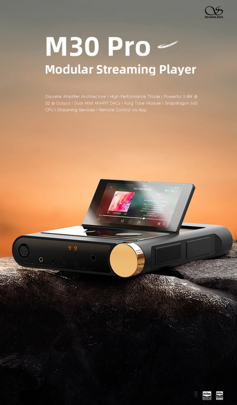 [PreOrder] Shanling M30 PRO Modular Streaming Player DAC+DAP+AMP ทุกอย่างครบจบในเครื่องเดียว ประกันศูนย์ไทย