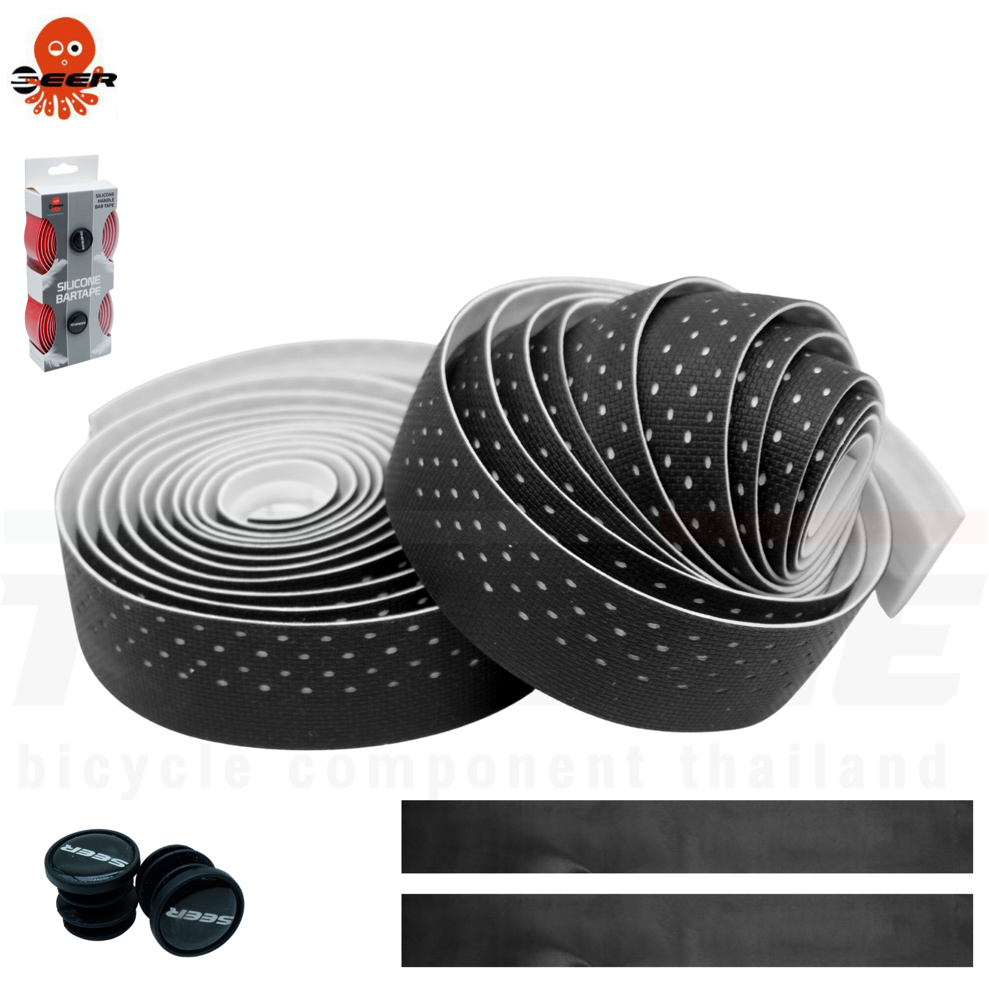 ผ้าพันแฮนด์จักรยานเสือหมอบ SEER SILICONE HANDLEBAR TAPE