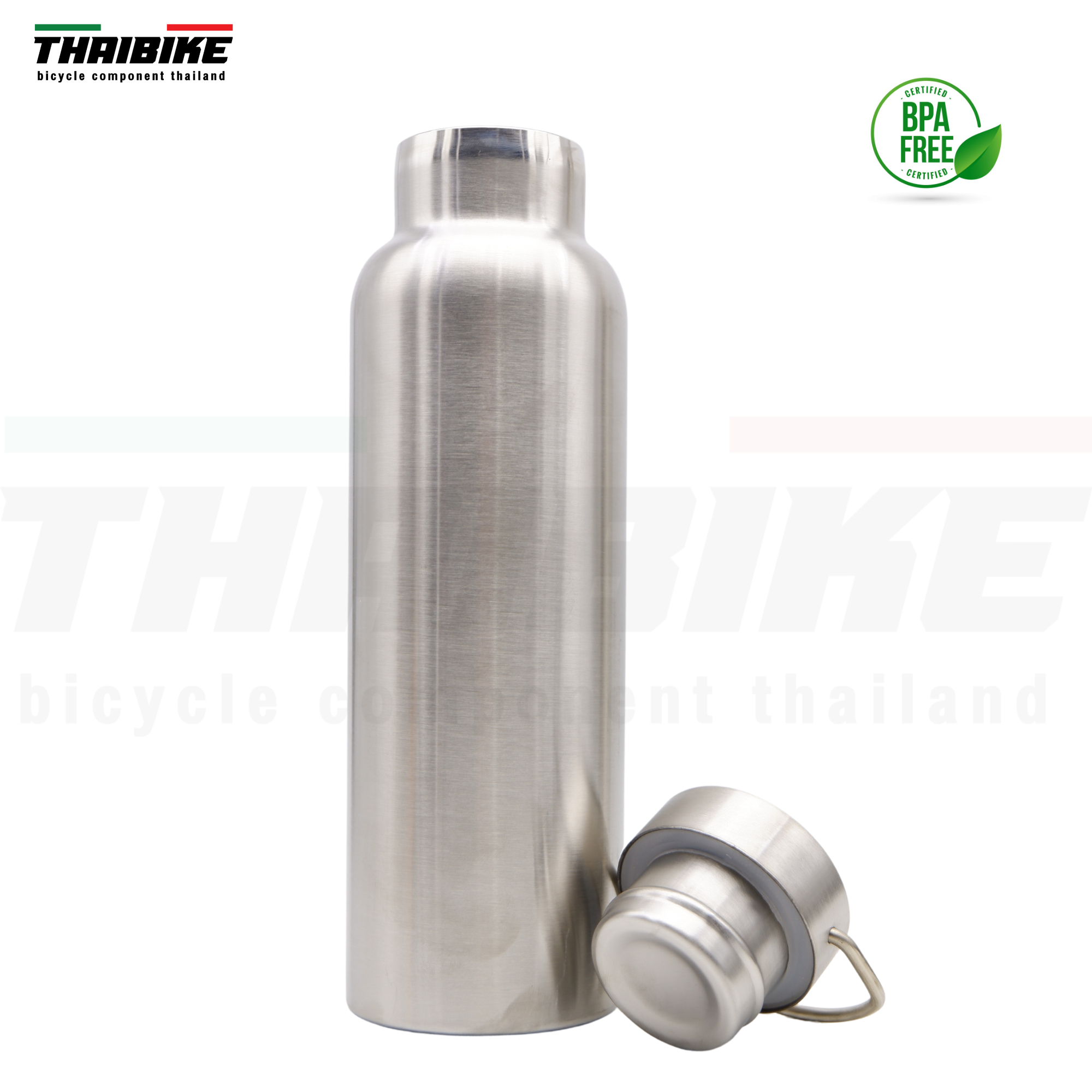 ขวดน้ำปั่นจักรยาน ออกกำลังกาย แท้ Stainless Steel Sports Water Bottle Drinking เก็บร้อน เก็บเย็น