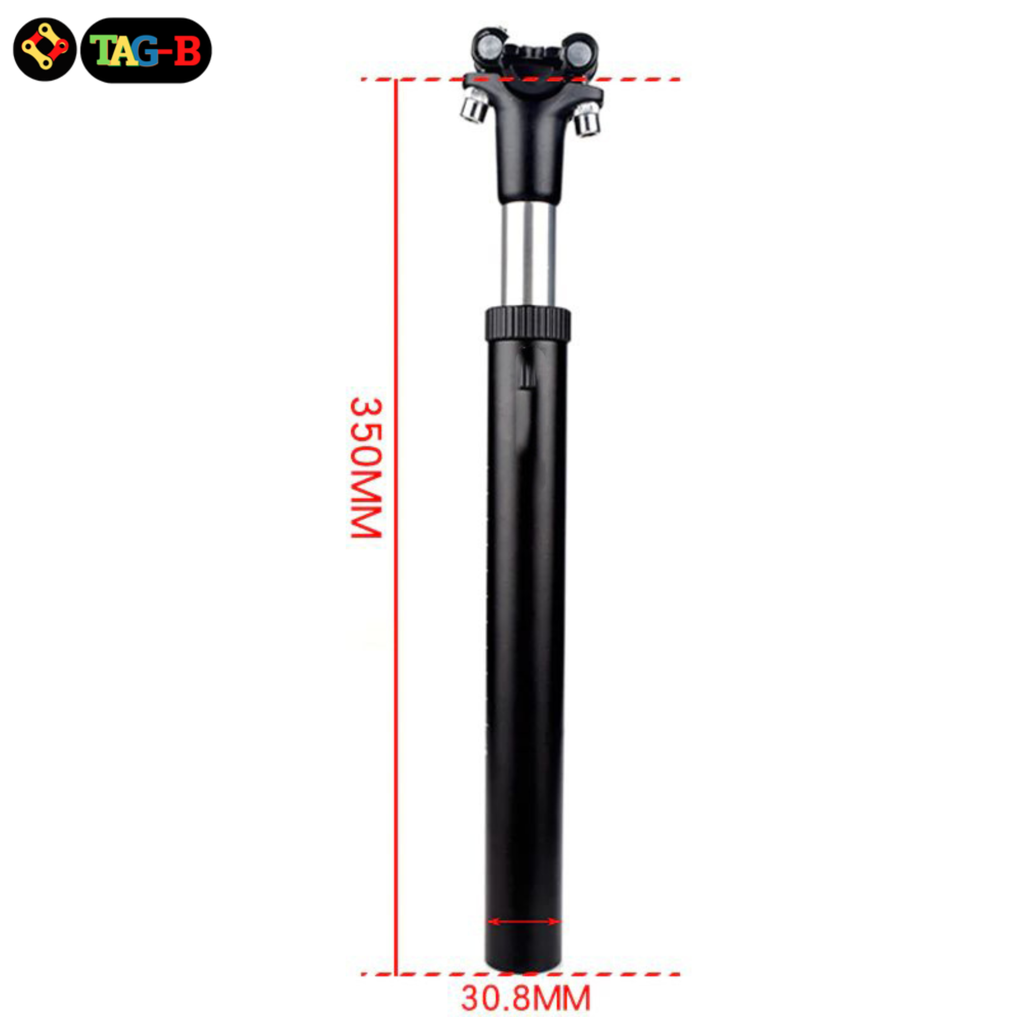 หลักอานจักรยานเสือหมอบ เสือภูเขา แบบโช๊ค TAG-B