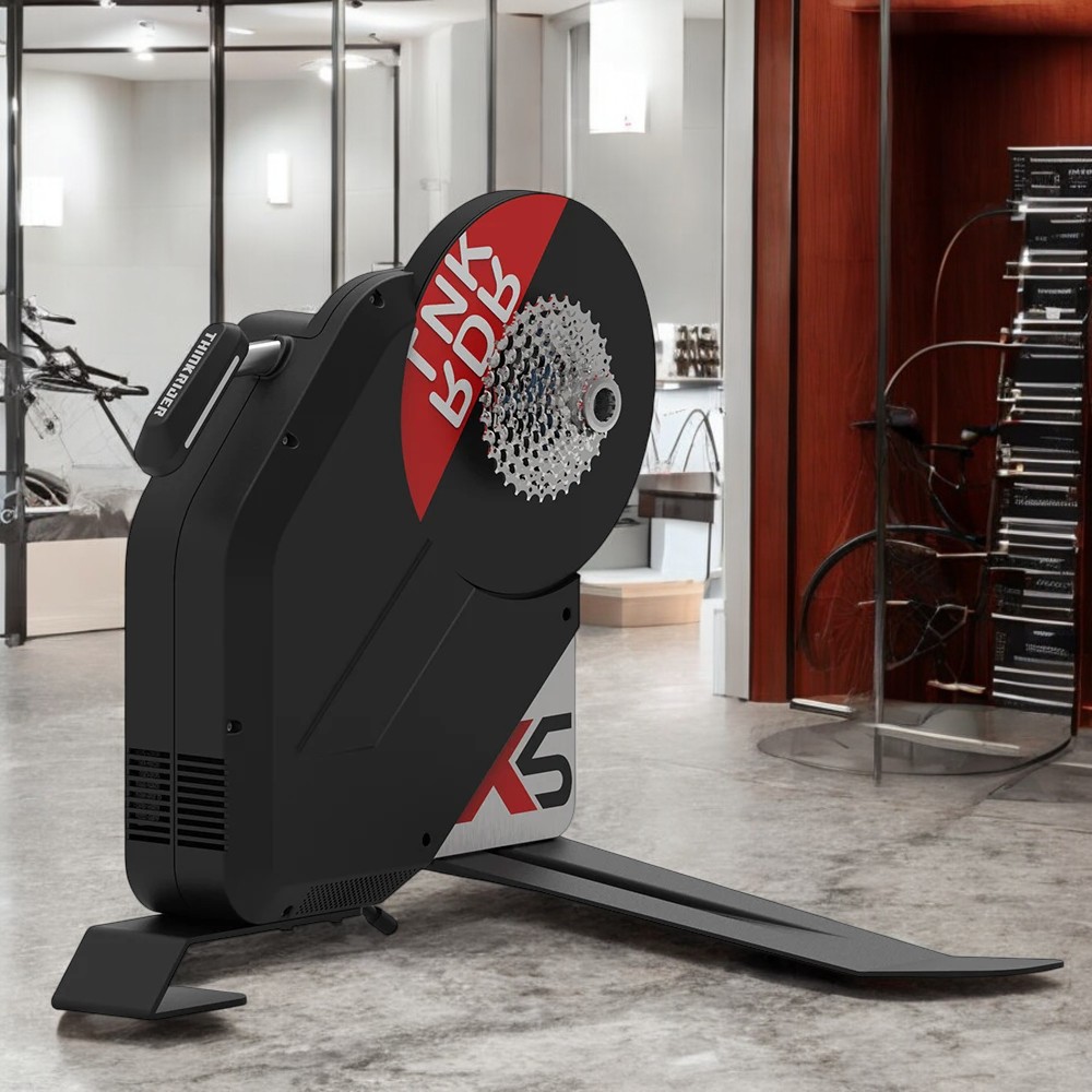 ThinkRider X5 Indoor Smart Trainer Direct Drive เงียบ แรงต้านสูง เชื่อมต่อ ANT+/Bluetooth พร้อม ERG Mode