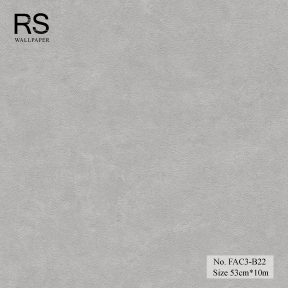 วอลเปเปอร์เยอรมัน สีเทา No.FAC3-B22