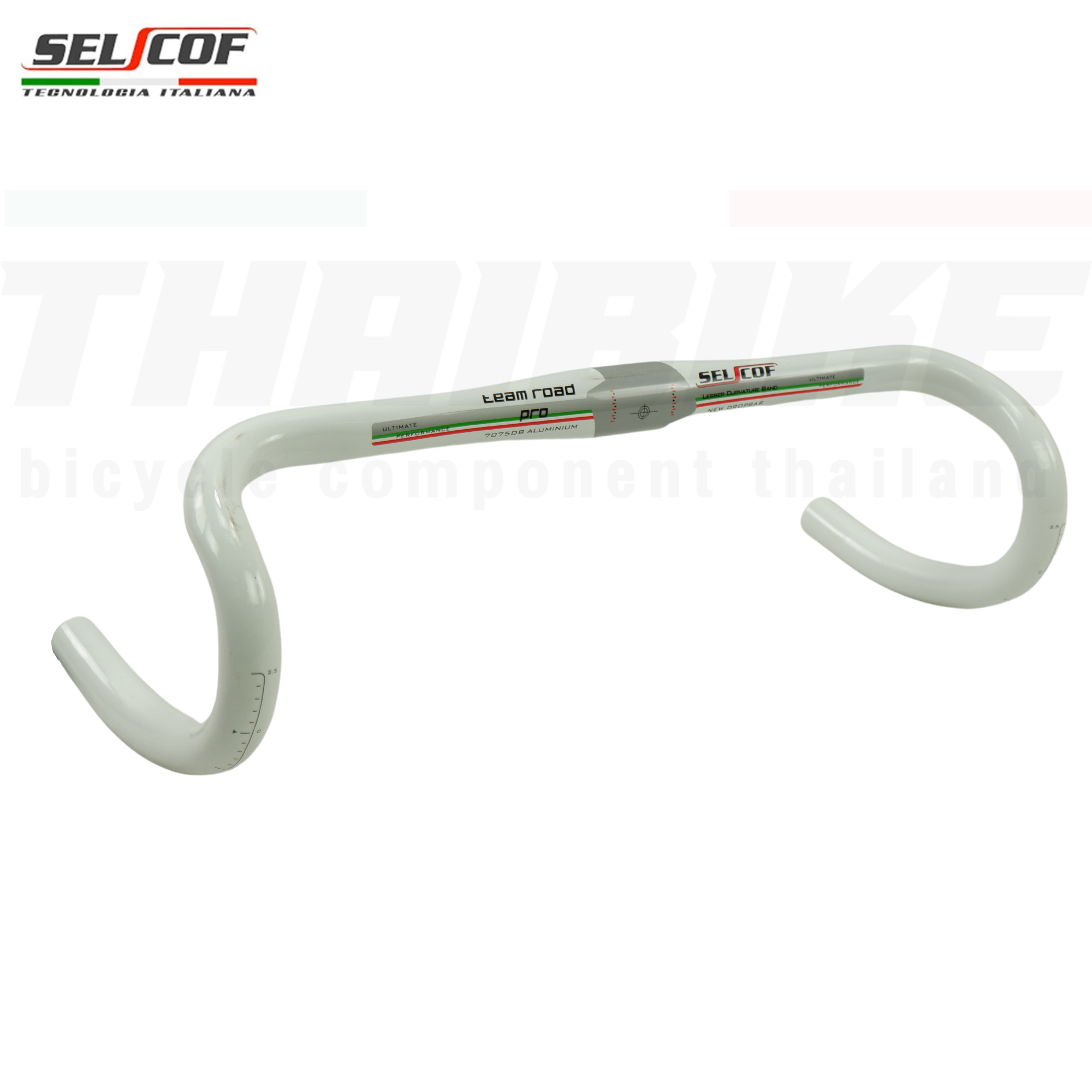 แฮนด์จักรยานเสือหมอบอลูมิเนียม 7075 SELCOF KP03 งานไต้หวัน