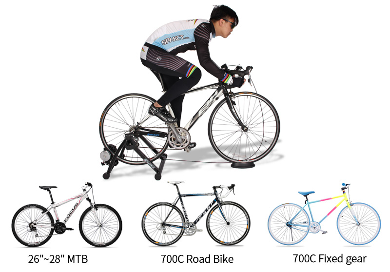 เทรนเนอร์ จับดุมหลัง แบบแม่เหล็กปรับหนืด MT04 เทรเนอร์ปั่นจักรยาน ปั่นในบ้าน เสียงเบา