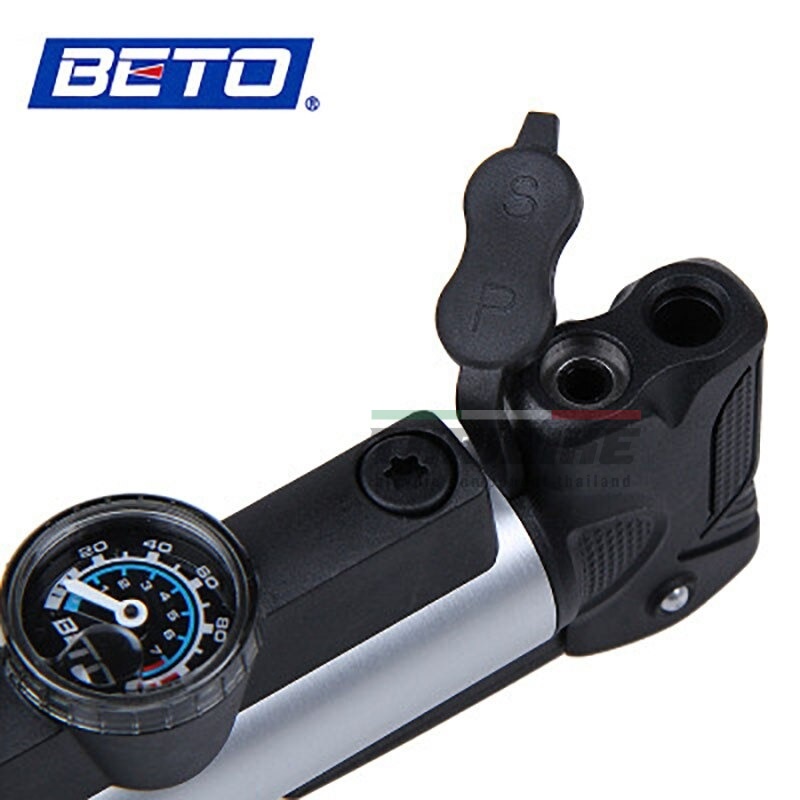 สูบจักรยานอลูมิเนียมพกพา BETO รุ่น CLD-035G 80psi
