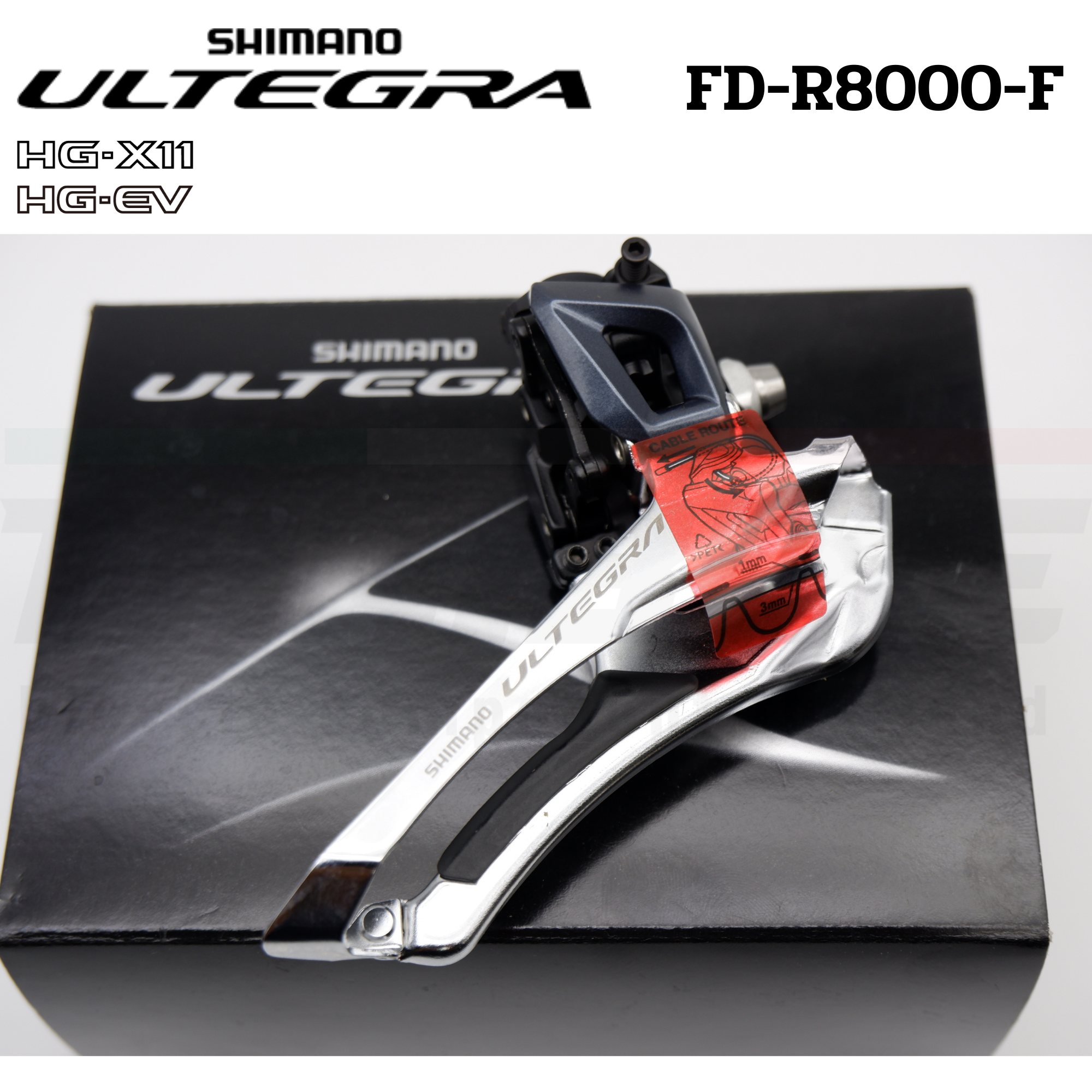 ตัวสับจานจักรยาน SHIMANO ULTEGRA, FD-R8000, รุ่นเชื่อม, 11-SPEED