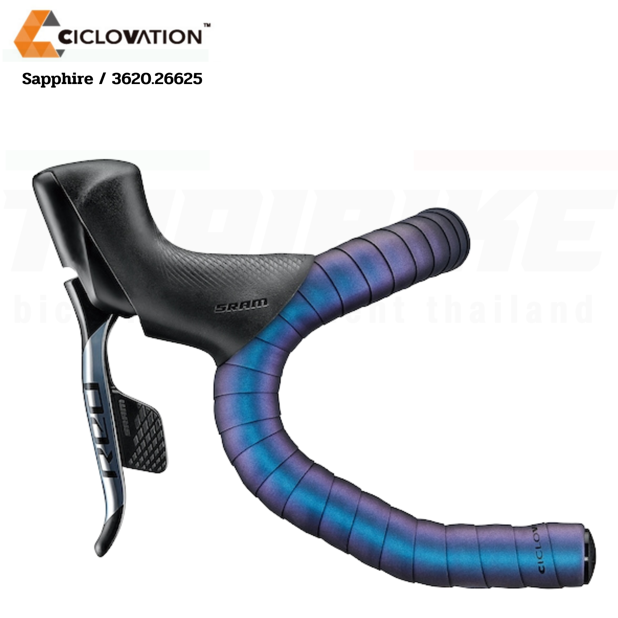 ผ้าพันแฮนด์จักรยานเสือหมอบ CICLOVATION Advanced Poly Touch Cosmic Haze