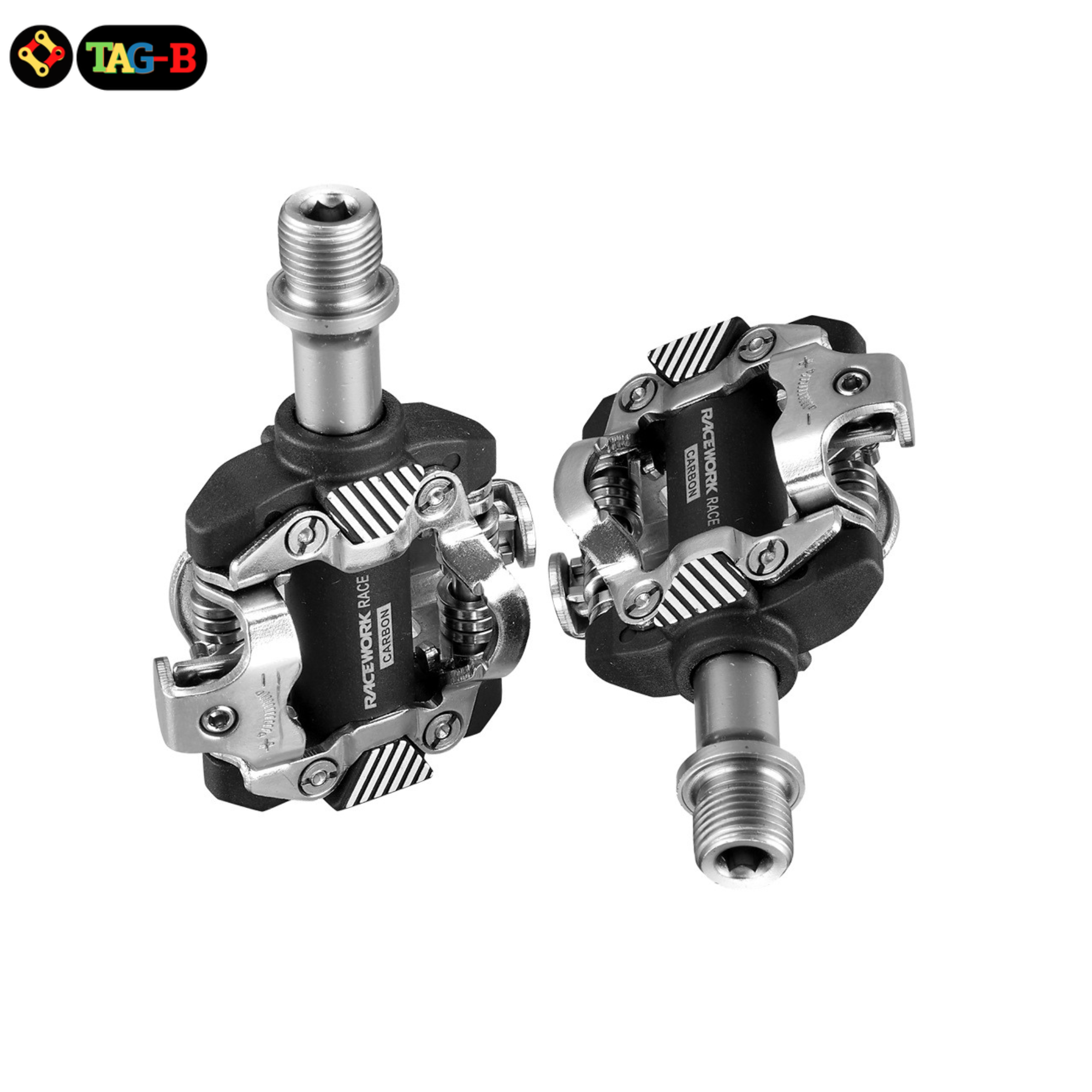 บันไดคลีตจักรยานเสือภูเขาคาร์บอน RACEWORK Pedals X-M8100