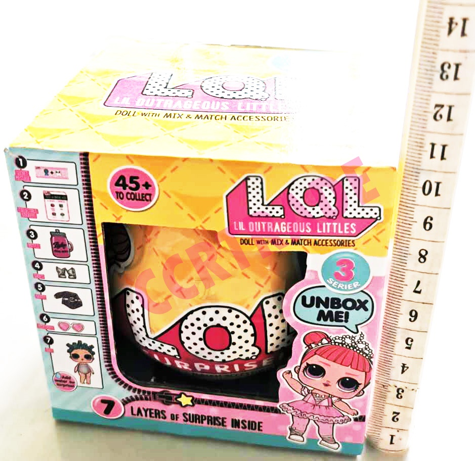 บอลเซอร์ไพร์ส LOL กล่องเดี่ยว 10 ซม.(1x6)