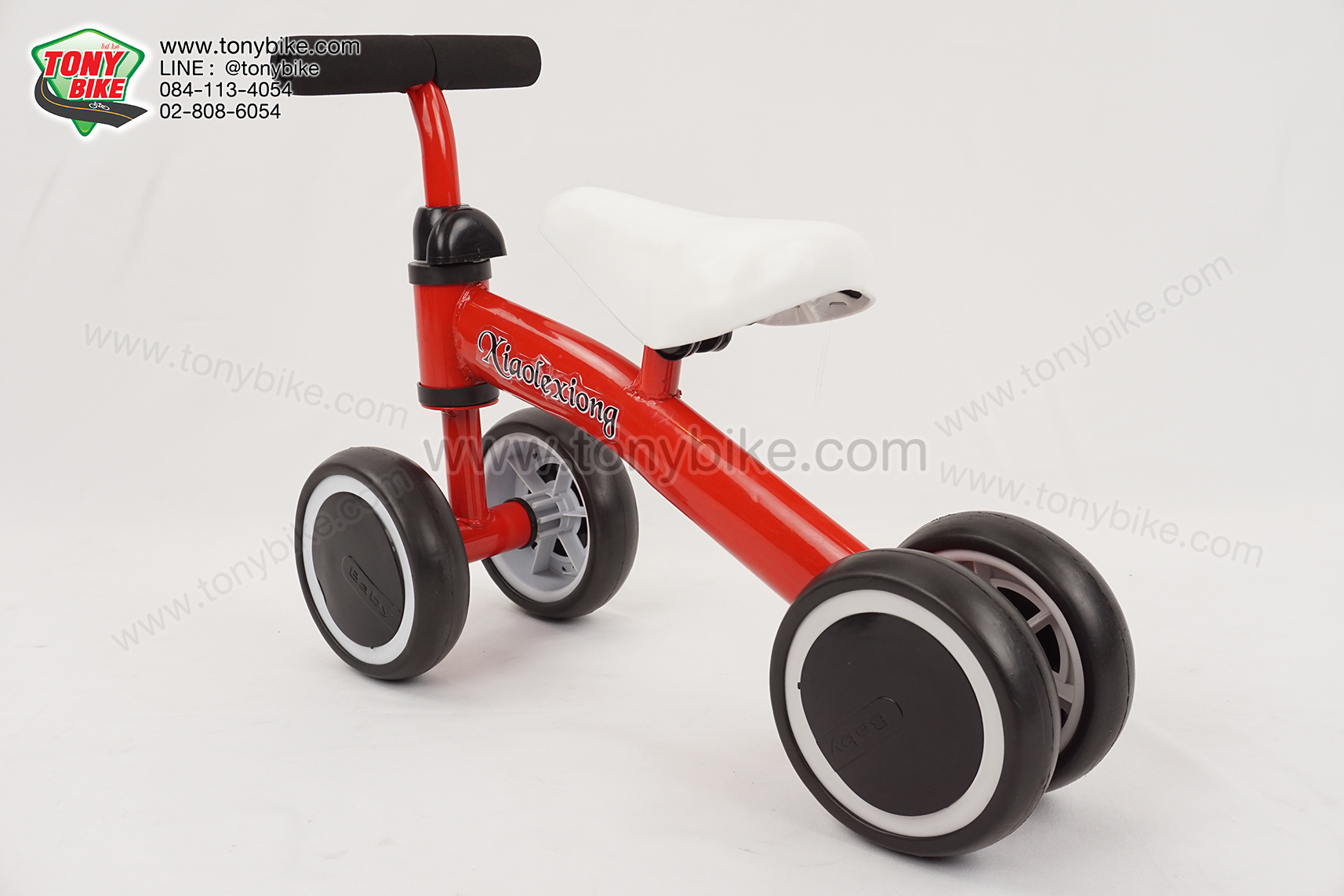 จักรยานขาไถ จักรยาน balance bike สีแดง